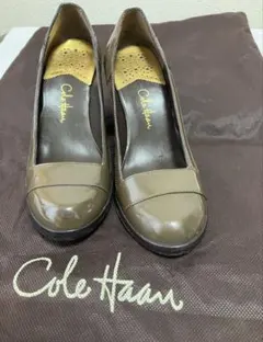 Cole Haan エナメルオープントゥパンプスのサムネイル