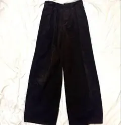 【即発送】GU コーデュロイワイドパンツ S ブラウン