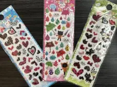 韓国購入　カラフルぷっくりシールセット