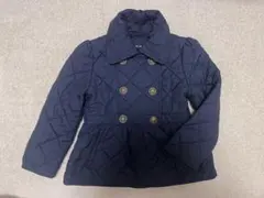 ラルフローレン　キルティングコート　4T ネイビー