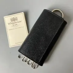 未使用級 Whitehouse Cox シボ革 6連 キーケース/ロンドンカーフのサムネイル