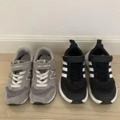 new balance 996/adidas 子供用スニーカーセット