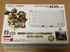 【美品】ニンテンドー 3DS LL モンハン4スペシャルパック アイルーホワイト