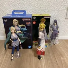 値引きあり美品NARUTO 一番くじフィギュア　波風ミナト　綱手　うちはサスケ