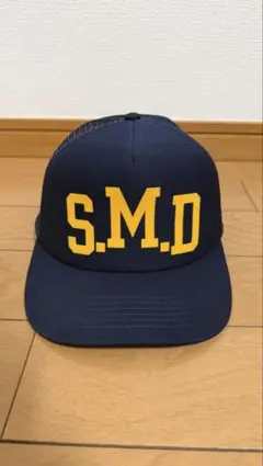 人気品 新品同様Supremeネイビー S.M.Dキャップ