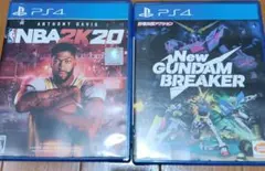 NBA 2K20 & New Gundam Breaker PS4ソフトセット