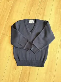 ネイビー Vネック長袖&ベスト