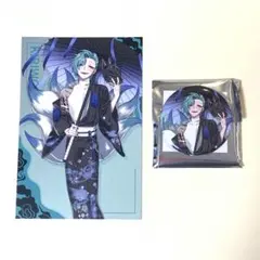 魔入間　if 魔フィア　NeCoLabo Cafe　桐緒 缶バ　ポスカ　クリカ 魔入りました！入間くん 魔フィア NeCoLabo 缶バッジ・ポストカード 桐