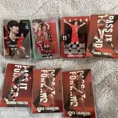 バレーボール トレーディングカードセット　ウエハース
