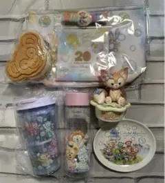 ディズニー ダッフィー＆フレンズ 20周年 スーベニアセット まとめ売り