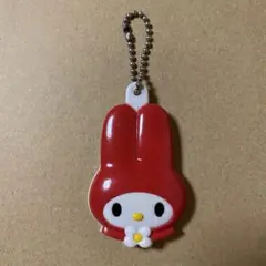 マイメロディ ミラー ボールチェーン付き 鏡 キーホルダー 難あり 希少 レトロ