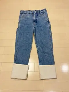 ロエベ　2024春夏　ハイウエスト　デニムパンツ　38 balenciaga ロエベ 2024春夏 ハイウエスト デニムパンツ 38 balenciaga