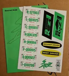 dicon スキズ straykids　ステッカー　シール　B A 封入　特典