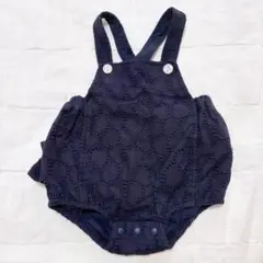 ★petitmain ベビー服 ハートレースサロペット 70cm