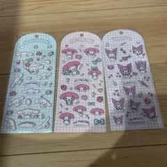 海外正規品　サンリオ　ぷっくりシール　3枚セット