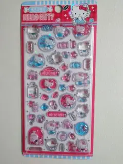 ※ラスト2※サンリオ キティ ドロップシール ぷっくり 立体 日本未発売