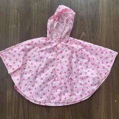 ベビーレインコート 80-95cm うさぎ柄