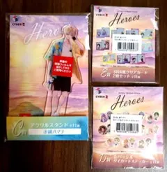 にじさんじ 緋八マナ 海の家 アクスタ 缶バッジ クリアカードセット