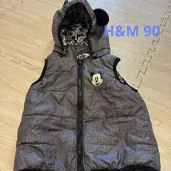 H&M ミッキー　ダウンジャケット　90