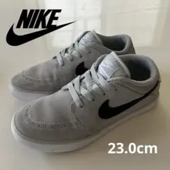 NIKE SUKETO 2 LEATHER スエードグレー スニーカー 23cm
