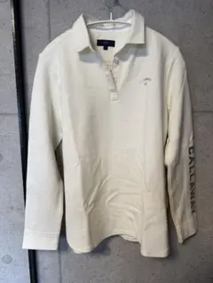 Callaway 長袖ポロシャツ LLクリーム