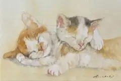 「ひだまりの午睡」手書き　一点物　No.595