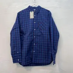 24aw nanamica クラシックフィットシャツ オンブレチェック レーヨン 