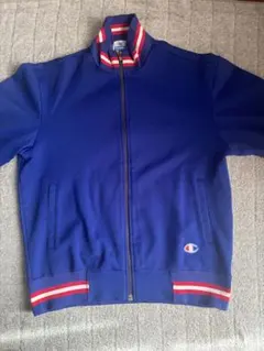 ジップアップジャケット 青ヴィンテージ　チャンピオンジャージ　M#80s 90s