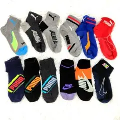 プーマ　ナイキ　靴下12足セット　19-21cm