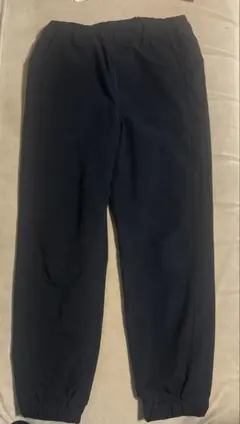 美品 UNIQLO キッズ 暖パン 長ズボン 130 ネイビー 紺