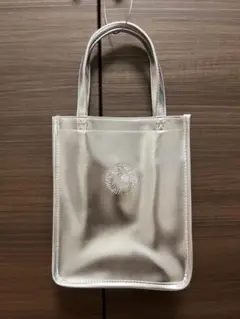 スターバックス　2023 ホリデー　ショッパーバッグ　メタリックシルバー