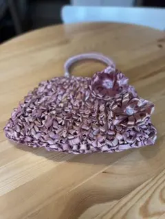 サテン✴︎おリボン✴︎パーティーバック