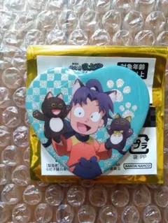 忍たま乱太郎 ナンジャタウン　ハート缶バッジ　きり丸