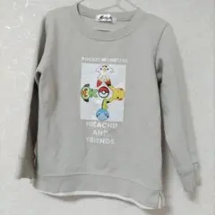 ポケットモンスター ピカチュウ 裏起毛トレーナー 110