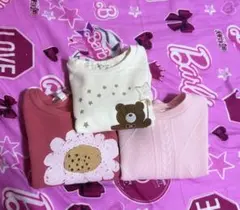 90 cm 子供服　女の子　3セット