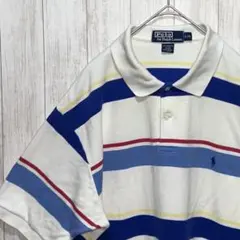 【美品・人気・オーバーサイズ】ポロバイラルフローレン 半袖 ポロシャツ L