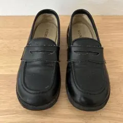 黒 フォーマルシューズ ローファー 子供用 18cm （17cm）
