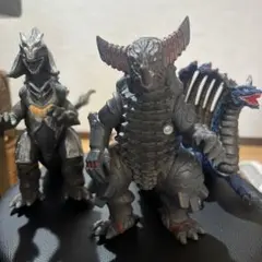 メカゴモラ　ソフビ　怪獣フィギュア3体セット