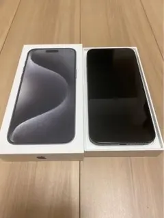 iPhone 15 Pro Max ブラックチタニウム