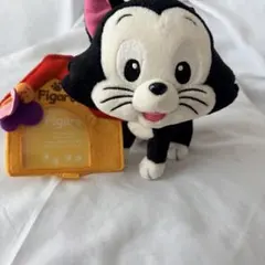 激レア　フィガロ ぬいぐるみ フォトフレーム付き　レトロ　ディズニー　ピノキオ