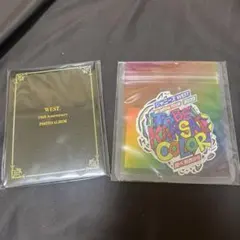 WEST. アルバム風カードセット 関西七色男大祭り　ほぉ〜ステッカーでっかー