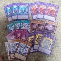 遊戯王、召喚獣新規ノーマル、字レアデッキパーツセット