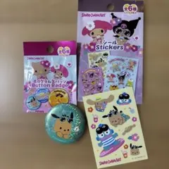 Sanrio Characters シール 缶バッジ セットのサムネイル