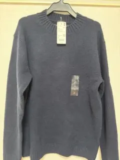 新品　スフレヤーンクルーネックセーター