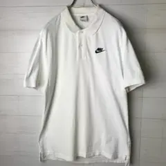 Nike ホワイト ポロシャツ コットン　XL　K2505002