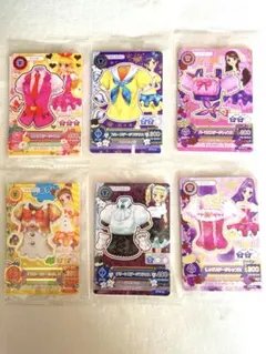 アイカツカード　セブンイレブン　復刻　全6種