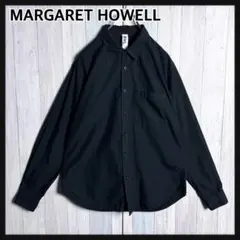 4138【希少カラー・美品】マーガレットハウエル コットン L/S・長袖 シャツのサムネイル