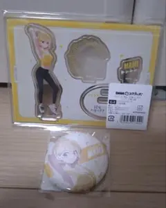彼女、お借りします　七海麻美　 アクリルスタンド & 缶バッジ セット