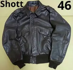 【希少46】Schott 684SM レザージャケット ビッグサイズA-2G-1