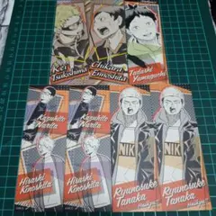 ハイキュー!!　オリジナルステッカー　月島　山口　田中　縁下　木下　成田